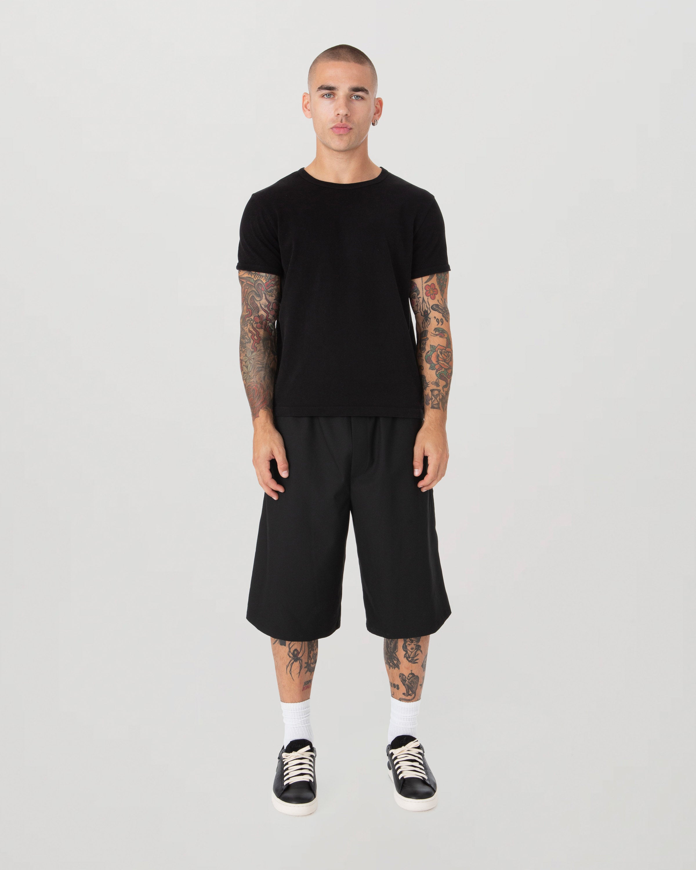 Black Tux Shorts