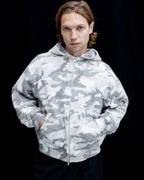 White Camo Zip