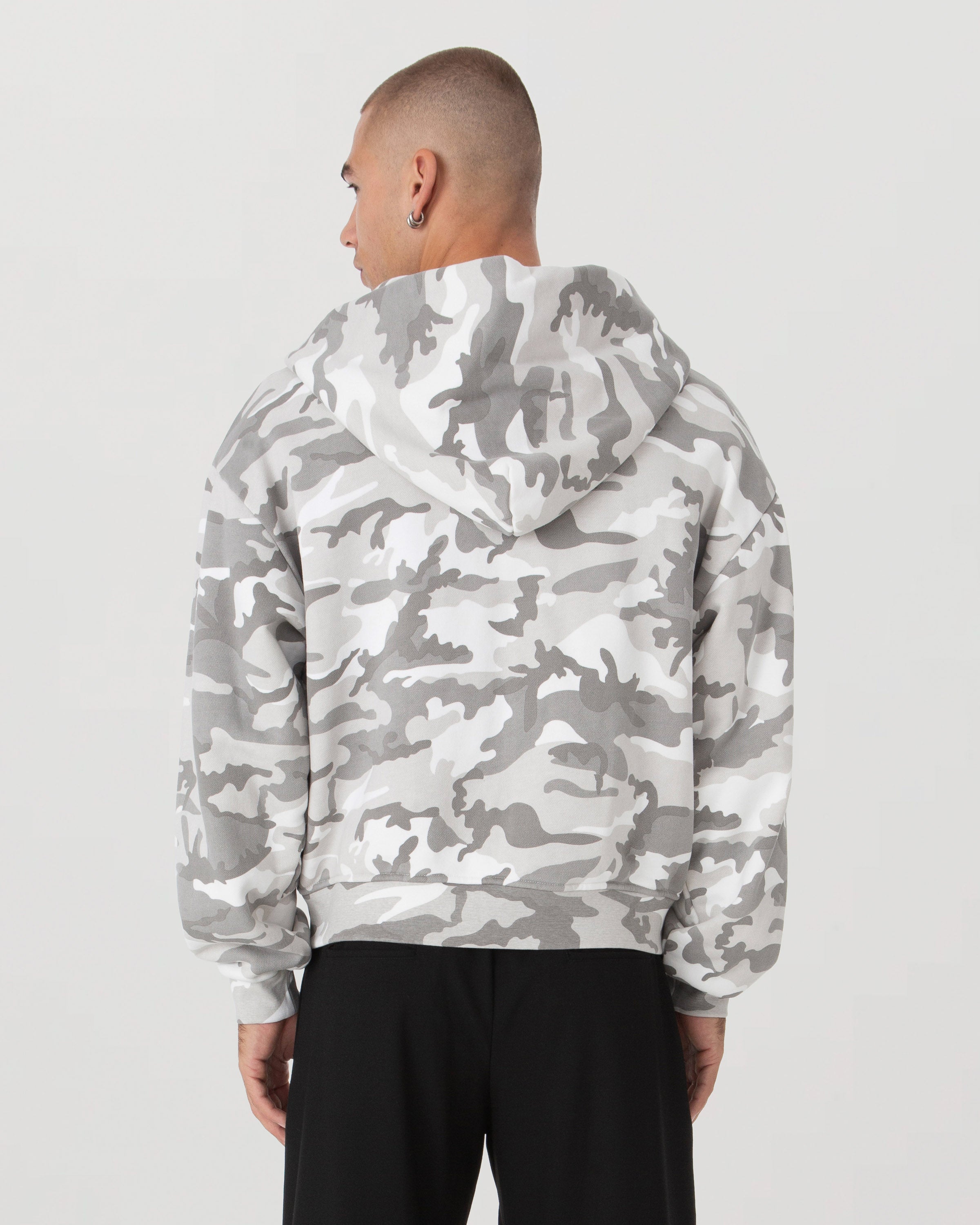 White Camo Zip