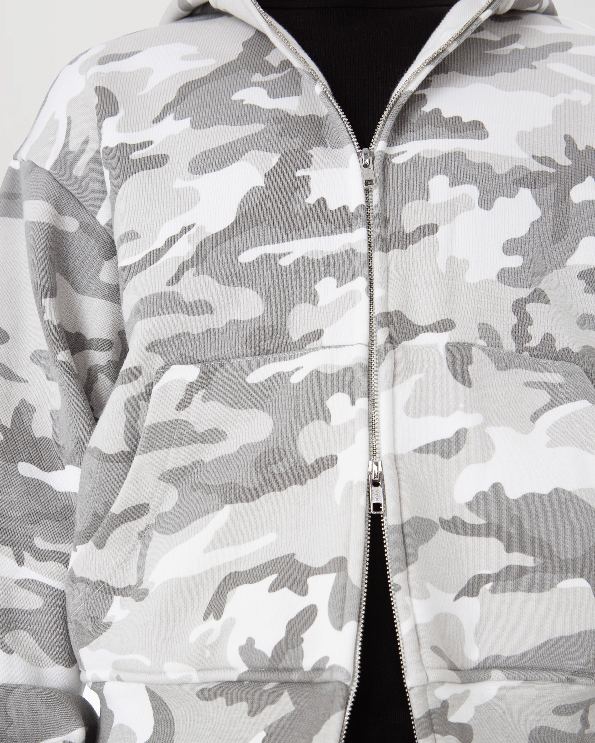 White Camo Zip