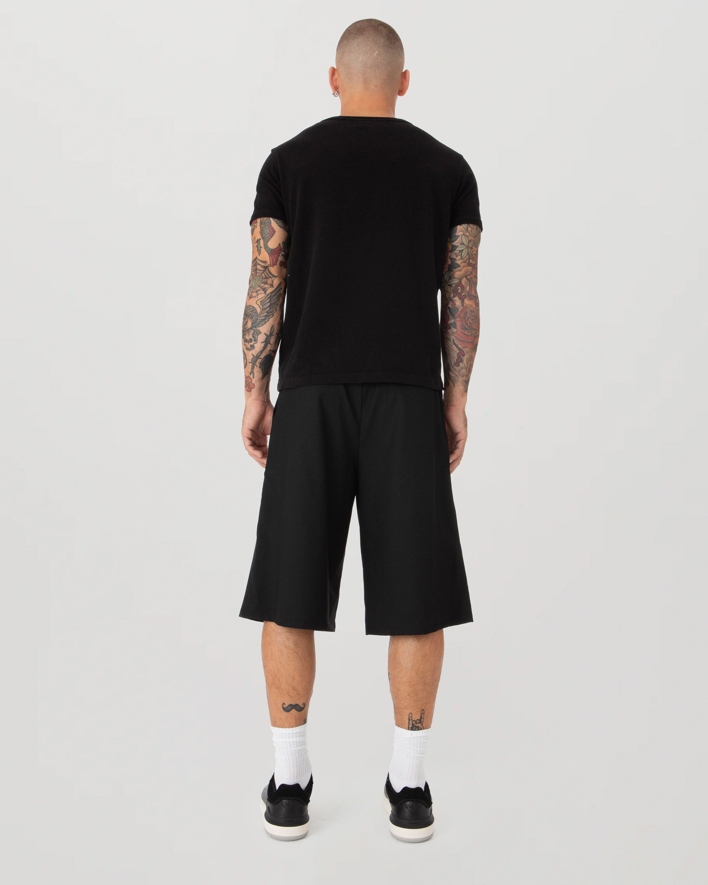 Black Tux Shorts