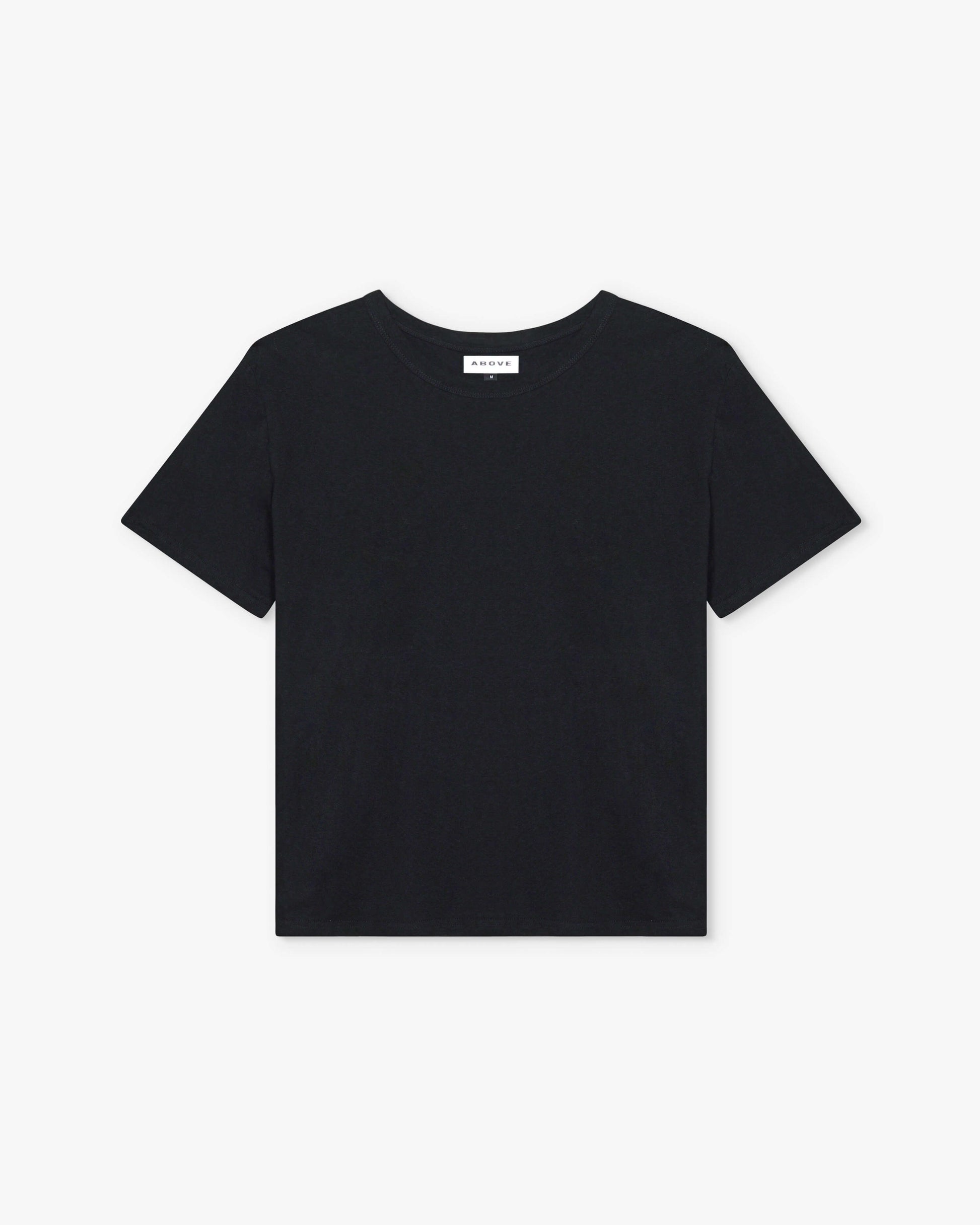 Black Slub Cotton T