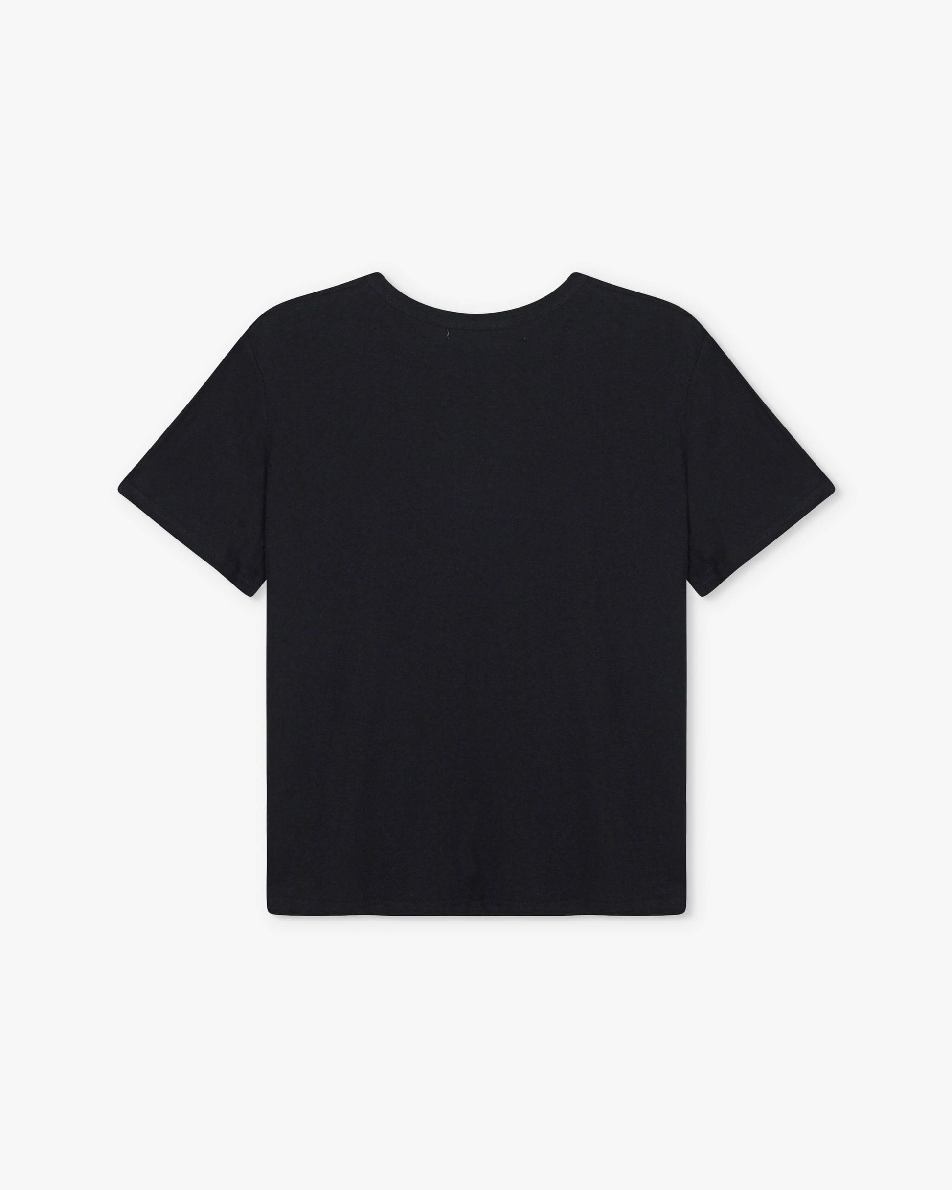 Black Slub Cotton T