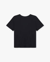 Black Slub Cotton T
