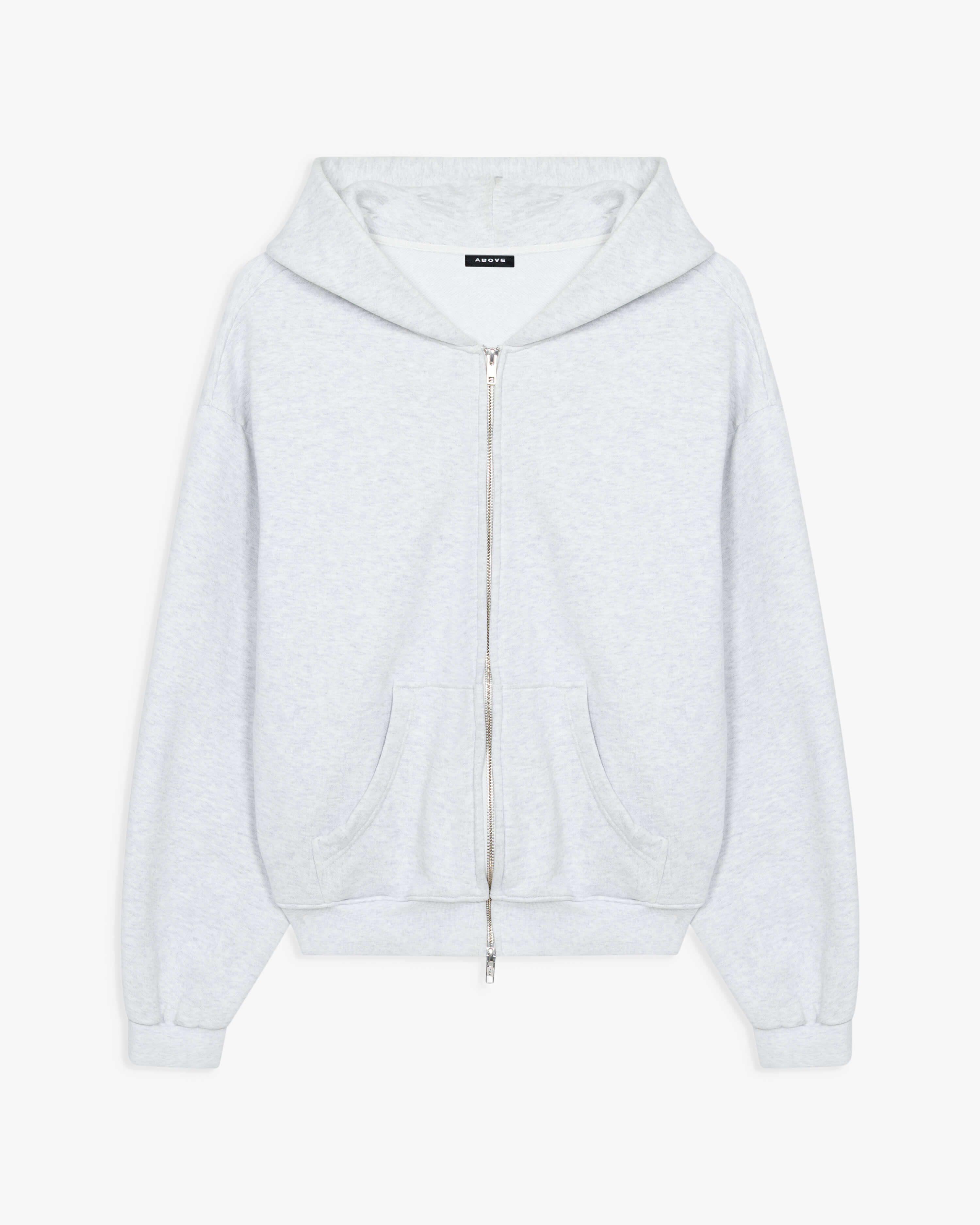 Grey Heavyweight Fleece Zip